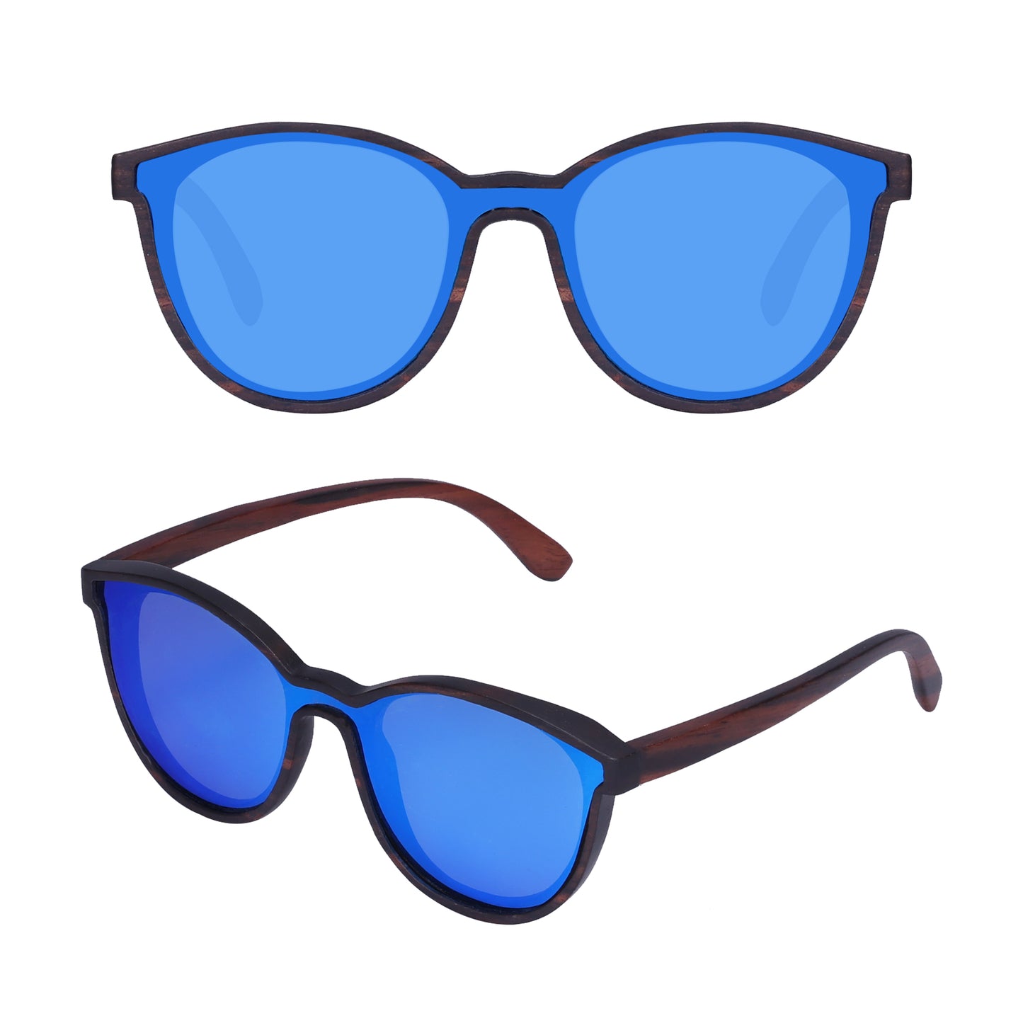 Gafas de Sol de Bambú Anti Luz – Unisex